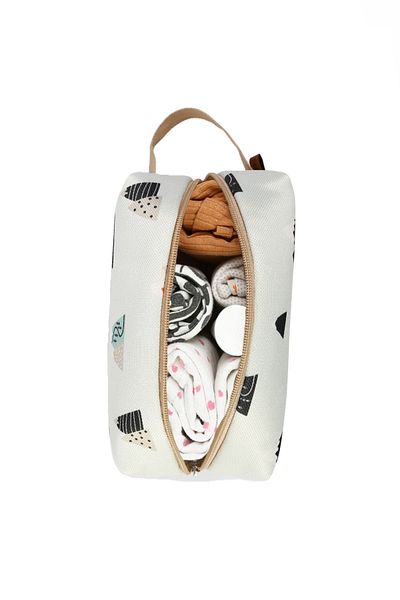 HAMUR Zippered Dirty Clean And Wet Dry Baby Laundry Clothes Multi-Purpose Makeup Bag Poyraz