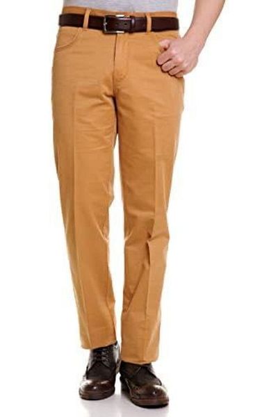 Gönülden Tasarım Men's Linen 6 Drop - Mustard Yellow Trousers