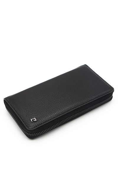 Pierre Cardin Black Unisex Leather Floater Wallet - FT11056