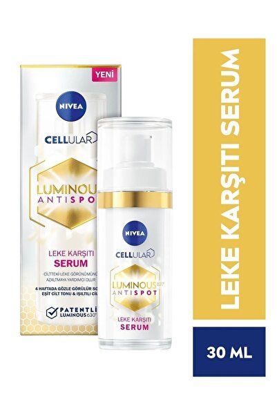NIVEA Luminous630 Leke Karşıtı Serum 30 ml Güneş Hamilelik Ve Ergenlik Lekele...