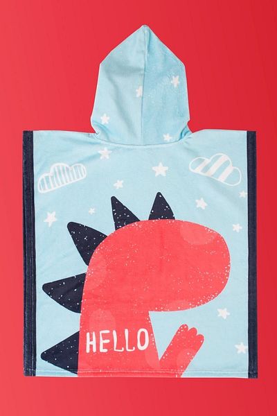 HAMUR Παιδική Poncho Beach Towel Dino