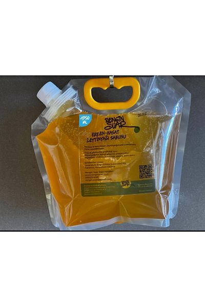 Rengin Suar Olive Oil Soap Refill Pack - Full Additive Free (1750 ML)