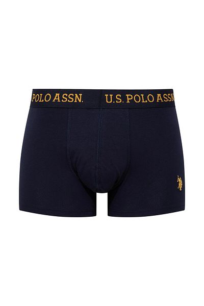 U.S. Polo Assn. Ανδρικό Σετ Boxer 3 - Βαμβακερό, Lycra και Κίτρινο Εκτύπωση