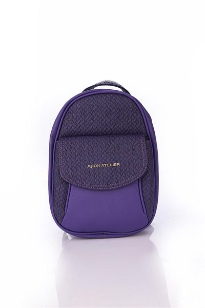 Aron Atelier Gloria Purple Women's Backpack - Stylish and Useful Design
