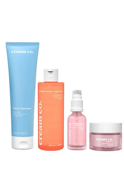 Cream Co. Cream Co. Pore Firming Blackhead and Anti Acne Moisturizing cleanser Set of 4