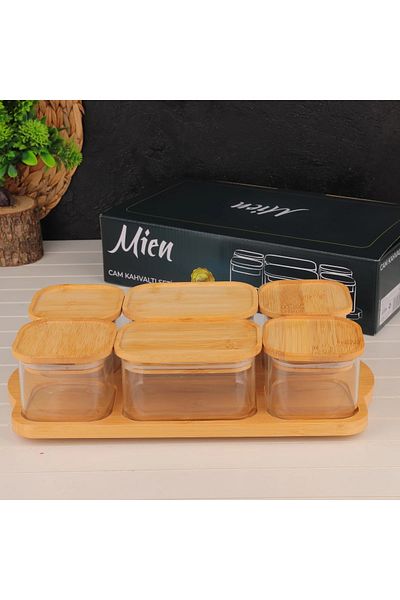 MİEN Mien 6-Piece Borosilicate Truck Breakfast Set