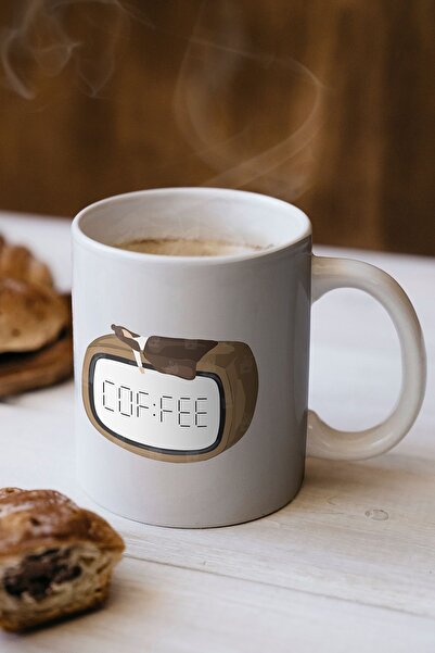 Coffee Baskılı Kupa Bardak - Sevgililer Günü Hediye /// Özel