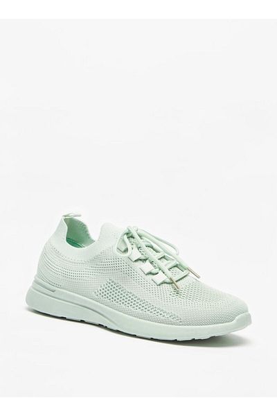 Oaklan by Shoexpress Textured Lace-Up Walking Shoes
