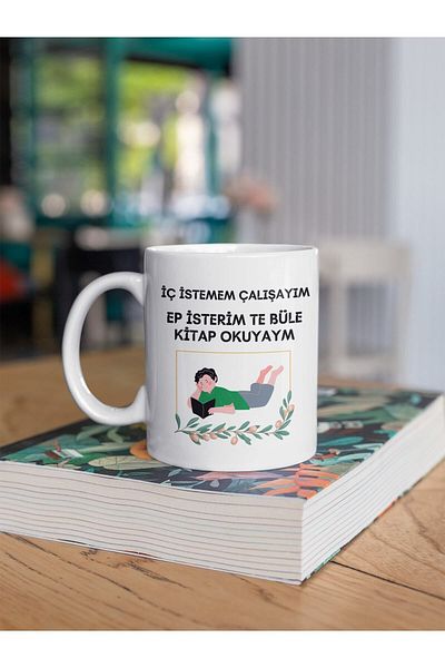 Noname Trakya Fun Written Special Design Printed Mug 003