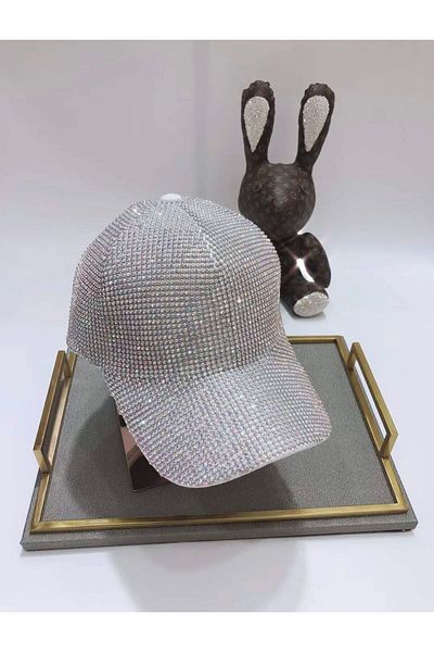 VS ACCESSORY Luxury Hat with Shiny Crystal Stone