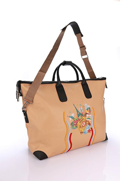 Aron Atelier Dark Beige Travel Bag - Massima