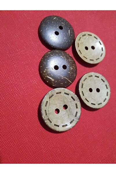 İMREN AKSESUAR مقبض خشبي كوكانات 20 مقاسًا (13 ملم) مع رسم ليزر، عبوة واحدة 2...