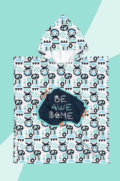 HAMUR Παιδικό Poncho 7-10 ετών Be Awes