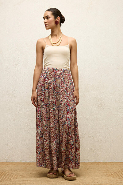Manuka Marakesh viskózová vzorovaná sukně