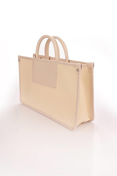 Aron Atelier Beige Colored Tracy Women's Handbag