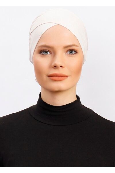 Ecardin غطاء رأس نسائي متقاطع حجاب جاهز غير قابل للانزلاق عمامة حجاب عملي غير...