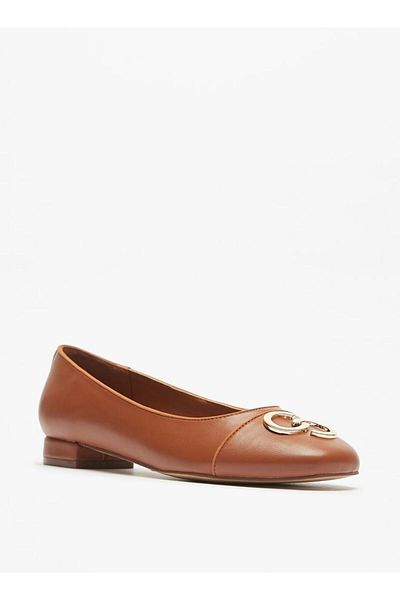 Celeste Women's Logo Accent Slip-On Shoes with Block Heels