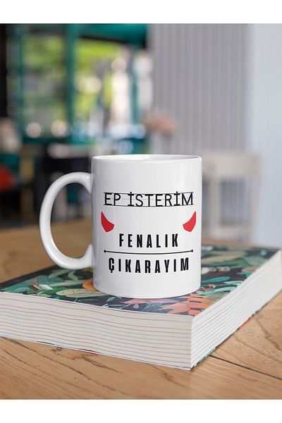 Noname Ep I Want To Do Bad Things Written Trakya Fun Eylül Design Special Design Printed Mug Cup