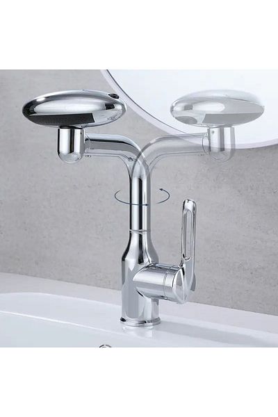 OEM 4 Function Chrome Waterfall - Bathroom Sink Kitchen Sink