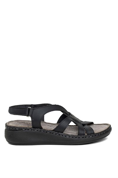 Ayakkabı Fuarı Elite Sry216919C - Black Women's Flat Sandals