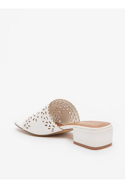 Flora Bella by Shoexpress Cutout Detail Slip-On Block Heels