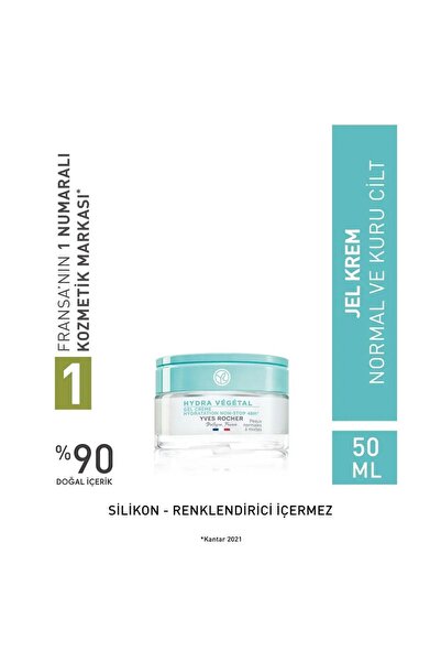 Yves Rocher Hydra Vegetal Jel Krem Normal ve Kuru Cilt - Carest Cosmetic