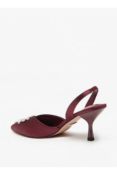 Celeste Women's Embellished Slingback Shoes with Stiletto Heels