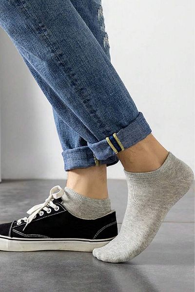 KRAL SOCKS Ανδρικές και γυναικείες βαμβακερές καλοκαιρινές κάλτσες κατά του ιδρώτα - Σετ των 10