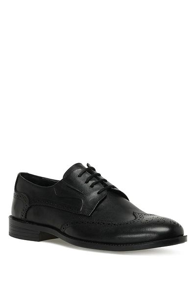 İnci Pearl Anthony Black Genuine Leather Men's Shoes
