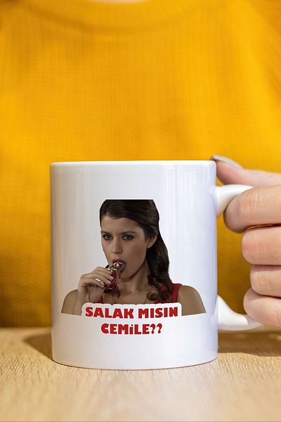 HOPENA كوب أبيض Love Memnu Bihter Cemile