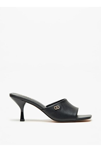 Celeste Women's Logo Accent Sandals with Kitten Heels