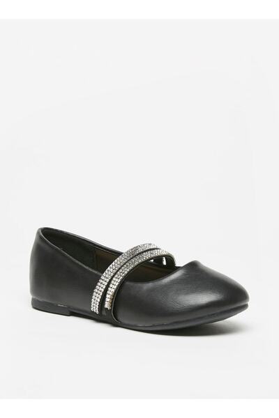Flora Bella by Shoexpress Solid Ballerina Shoes with Embellished Strap