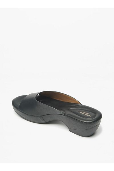 Flora Bella by Shoexpress Solid Slip-On Sandals with Block Heels