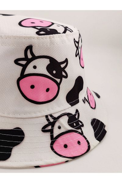 Shuttle Park Unisex Anti-Sweat Happy Cow Bucket Bucket Hat - Quality Fashion