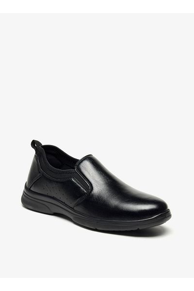 LBL by Shoexpress Panelled Slip-On Loafers