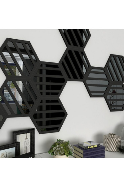 tsddekorasyon Tsd Dekorasyon Dekoratif Duvar Aynası, Petek Ayna