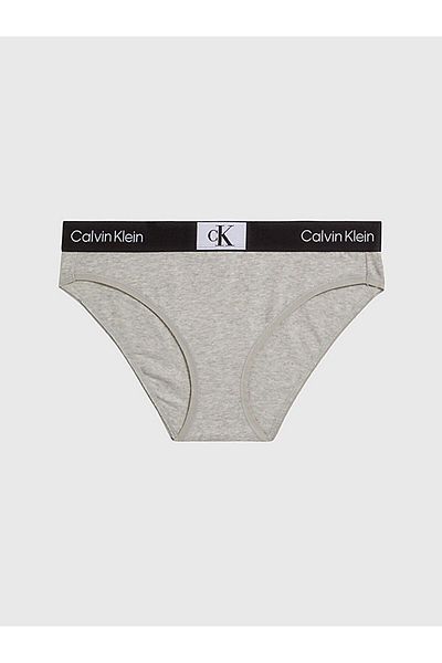 Calvin Klein Női aláírású szürke bugyi gumiszalaggal 000qf7222e-p7a