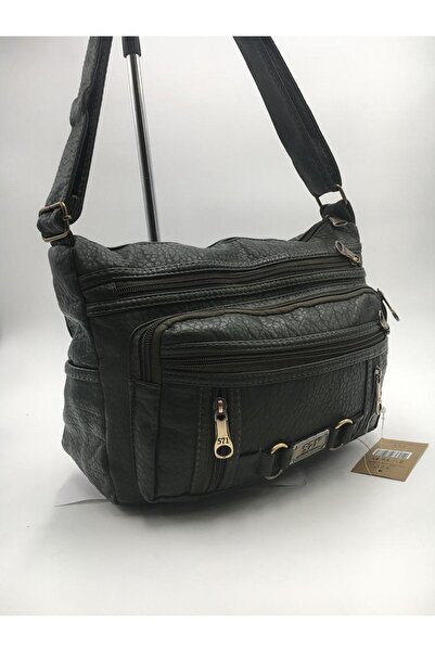 571 Collections Çanta Leather Shoulder Bag - Washed, Crossbody and Strap (Postal)