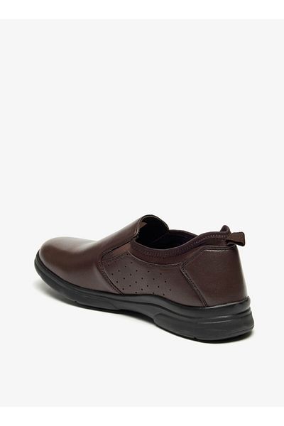 LBL by Shoexpress Panelled Slip-On Loafers