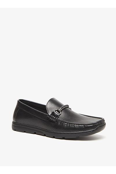 LBL by Shoexpress Men's Textured Slip-On Moccasins