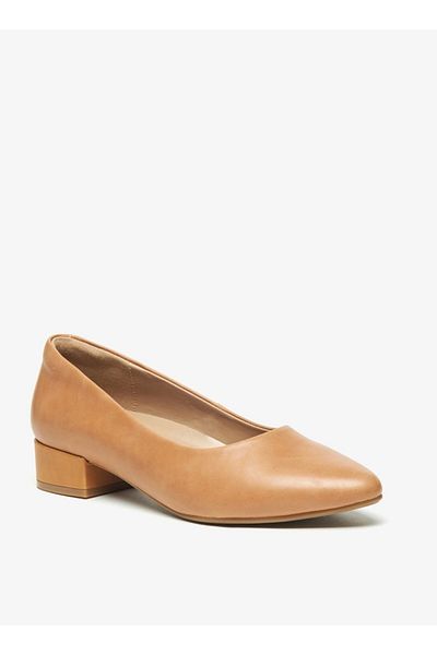 Celeste Women's Solid Slip-On Pumps with Block Heels