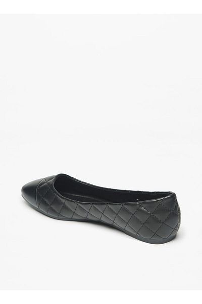 Flora Bella by Shoexpress Quilted Slip-On Ballerina Shoes