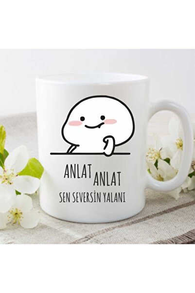 diakarma كوب مطبوع عليه "أخبرني، أنت تحب الأكاذيب".