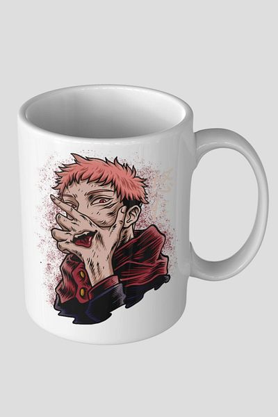 karikatürstore كوب أنمي مطبوع عليه Yuji Itadori Jujutsu Kaisen