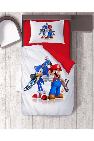 hediyechy Set cuvertură de pilota cu tematică Sonic Maryo pentru cadou