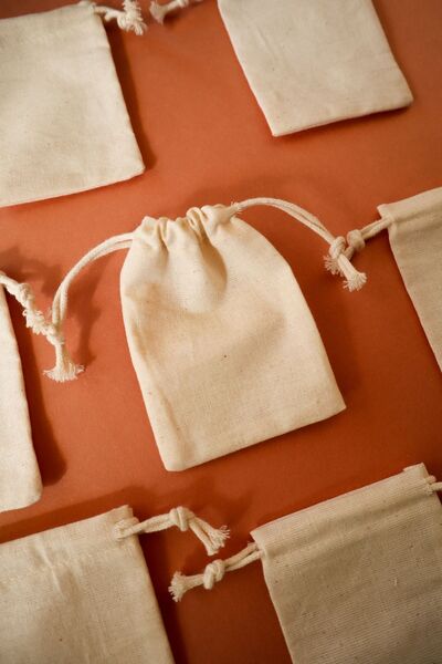 kesesepeti 10 Adet Yıkanabilir Çok Amaçlı Bez Kese Organizer 7x10 Cm