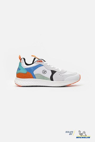 Vaneda 1294 V-Mich Free Sneakers - Men's White Shoes