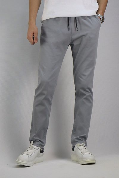 inpool Men's, Waist lace-up, Regular Fit, Woven pants