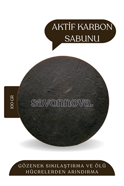 Savonnova Doğal Aktif Karbon Sabunu, Sivilce İzleri, Doğum,Güneş Lekeleri İçi...