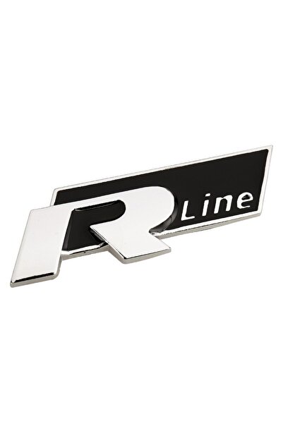 Azertaş oto aksesuar Rline Luggage Lettering Metal Emblem Rline Logo Black Co...